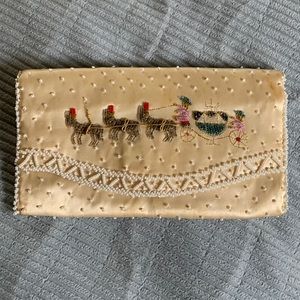 Vintage 70+ Yrs Old Beaded Wallet